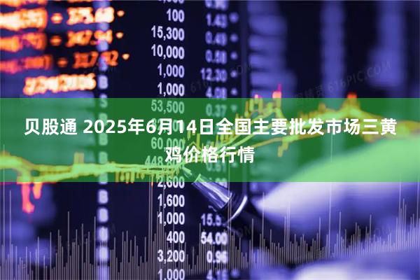 贝股通 2025年6月14日全国主要批发市场三黄鸡价格行情
